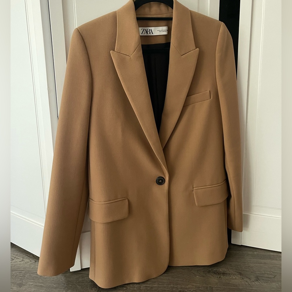 Zara Camel Blazer